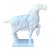 Vintage Cast Concrete Emperor Horse For Sale