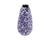A West German ceramic vase produced by ES Keramik. This mid-century vase is teardrop shaped and has a blue, black, and...