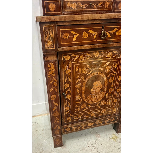 Dutch Marquetry Dressing Table, 19th Century For Sale - Image 15 of 18