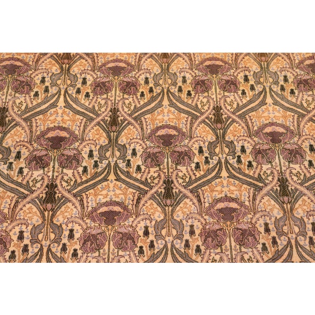 Shabby Chic Hamjolie Pak-Persian Gold/Green Wool Rug - 9'1'' X 12'2'' For Sale - Image 4 of 8