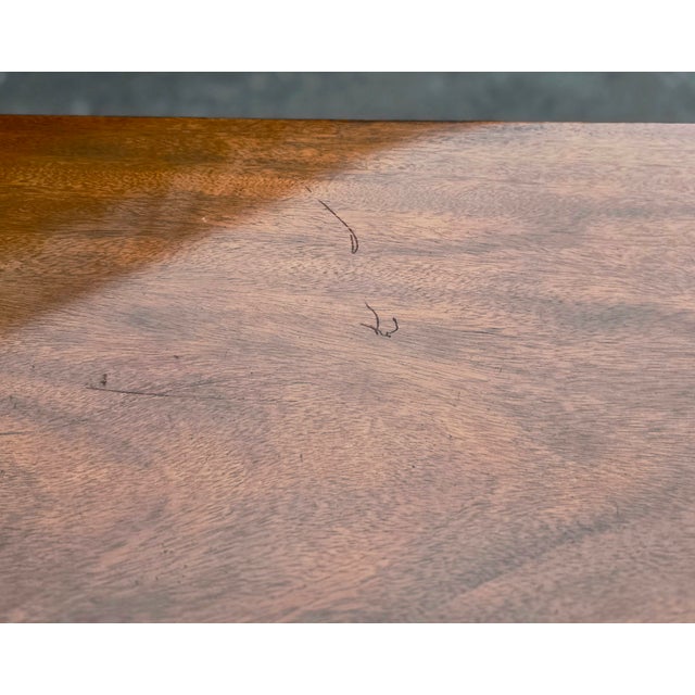 Pair of Vintage Baker Furniture Federal Style Inlaid Mahogany Card Tables For Sale In Washington DC - Image 6 of 17