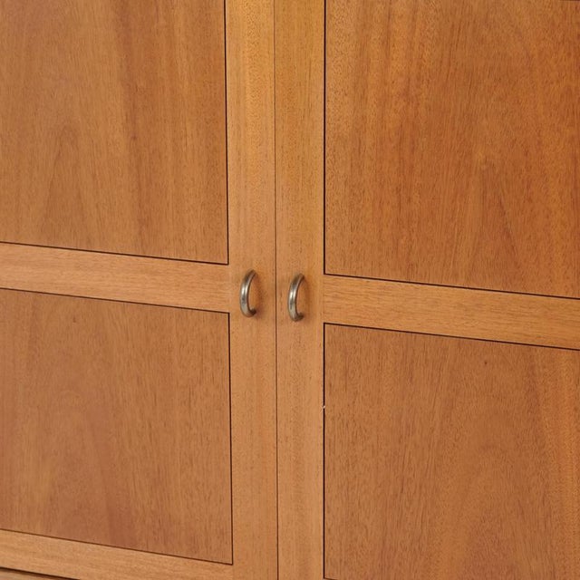 Søborg Møbelfabrik Mahogany Cabinet Module with Brass Handles by Christian Hvidt for Søborg Møbelfabrik, 1960s For Sale - Image 4 of 13