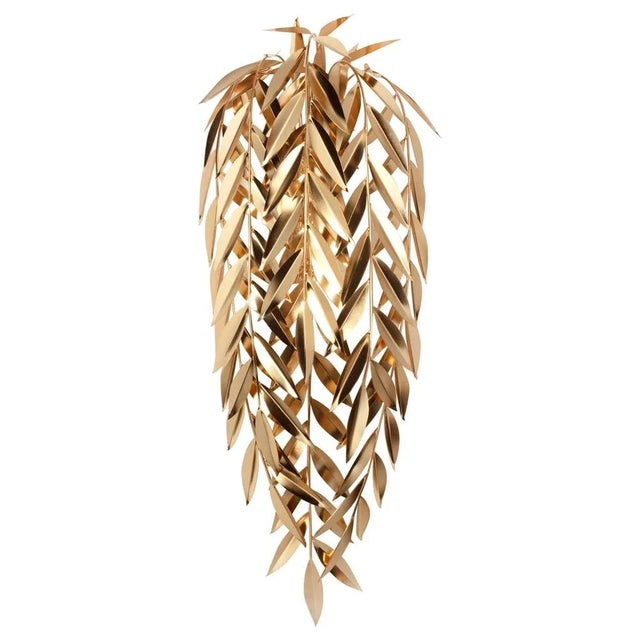 Gold Brass Azores Wall Lamp by Insidherland For Sale - Image 6 of 6