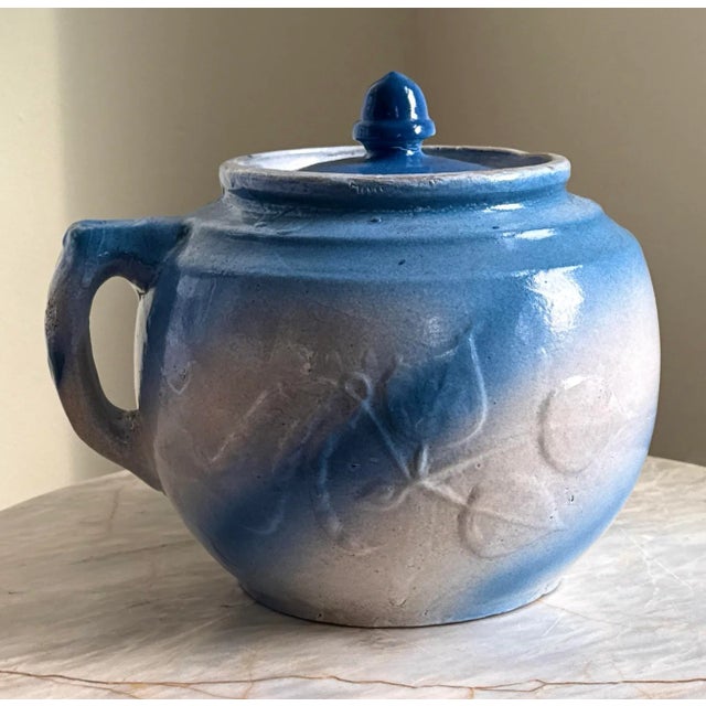 Ceramic Antique Boston Stoneware Baked Beans Pot For Sale - Image 7 of 9