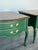 Green Pair of Provincial Green Nightstands With Walnut Tops For Sale - Image 8 of 12