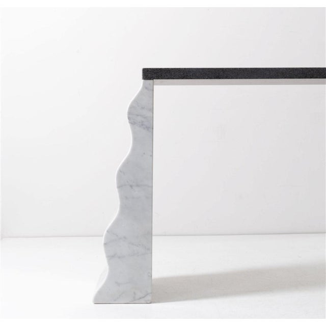 Mid-Century Modern Montenegro Console Table by Ettore Sottsass for Ultima Edizioni, 1980s For Sale - Image 3 of 10