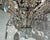 Neoclassical Myran Allan Luxury Lighting Neoclassical Antique Silver Petite Bohemian Crystal Chandelier For Sale - Image 3 of 7
