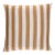 Schumacher Hanson I/O Stripe 18" Pillow In Marigold For Sale