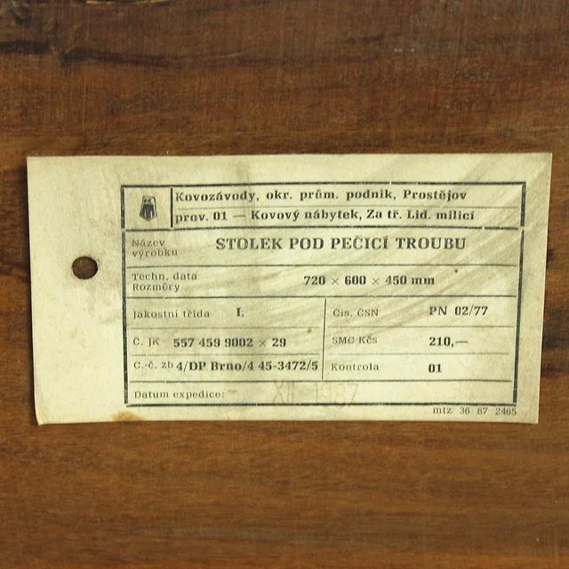 Vintage Chrome & Formica Side Table, 1960s For Sale - Image 6 of 8