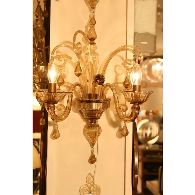 Mid-Century Modern Venetian Sconces, 1940s, Set of 4 For Sale - Image 3 of 9