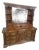 Late 20th Century Rustic Southwestern-Style Wood Dresser With Mirror Hutch For Sale