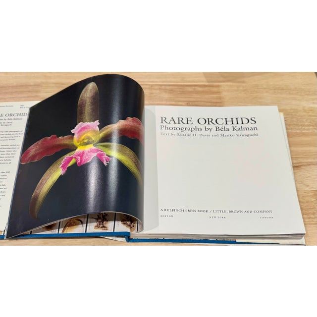 1990s Rare Orchids Hardcover Picture Book Photos by Béla Kalman Illustrated Dj For Sale - Image 5 of 8
