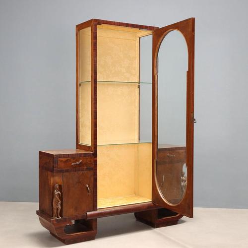 Vintage Showcase Cabinet, 1920s For Sale - Image 3 of 15
