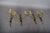 Traditional Vintage French Empire Style Torch Wall Sconces in Gilt Bronze, 1950s, Set of 4 For Sale - Image 3 of 18