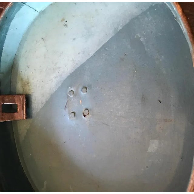 19th Century Empty Metal Hat Box, 1875 For Sale - Image 6 of 10