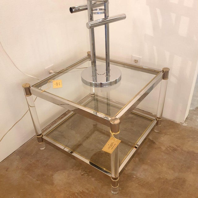 Mid Century Modern Coffee Table, Maison Jansen Style For Sale - Image 4 of 11