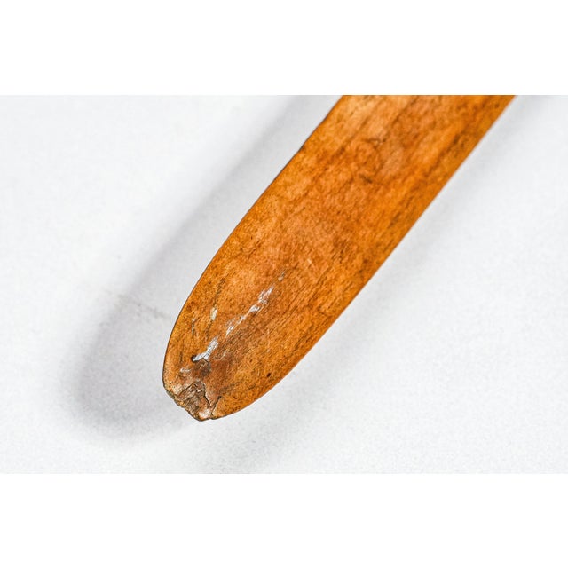 Amazing Hand Carved Wood British Bull Dog Antique Desk Letter Opener Office Decor For Sale - Image 12 of 12