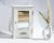 Antique Shabby White Mirror Medicine Cabinet For Sale - Image 10 of 11