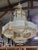 Exceptional and historic Art Deco theater chandeliers Created for the Encore Theater in Burlingame, California, opening in...