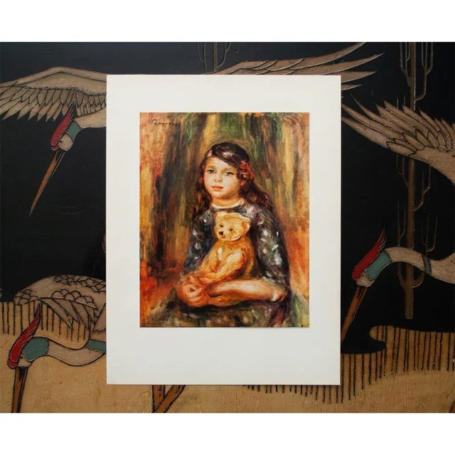 Pierre-Auguste Renoir 1950s After Auguste Renoir "Child With a Teddy Bear" First Edition Photogravure For Sale - Image 4 of 7