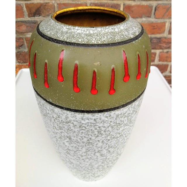 Large Glazed Vase, 1960s For Sale - Image 4 of 7