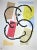Rafael Canogar, Los Juegos, Original Lithograph, 2008 For Sale