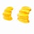 A striking pair of vintage MAZ earrings crafted in substantial 14K yellow gold. Their bold, dimensional silhouette is...