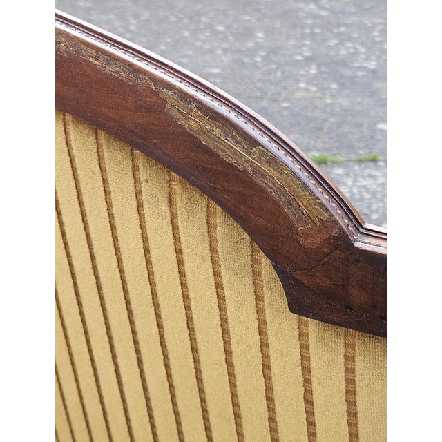 Antique Green Velvet Sofa, 1800s For Sale - Image 16 of 18