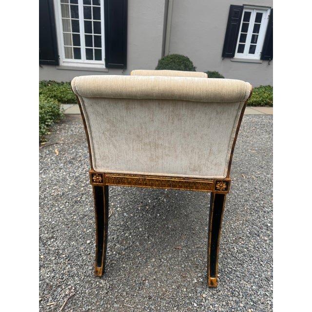 Classic Style Carved Window Bench by Maitland Smith For Sale In New York - Image 6 of 12