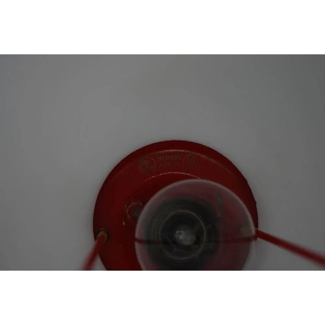 Metal Egg Floor Lamp attributed to Napako, 1960s For Sale - Image 7 of 8