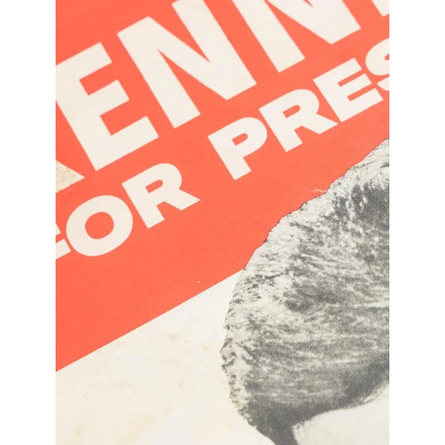 John F. Kennedy Campaign Poster, 1960s For Sale - Image 8 of 15
