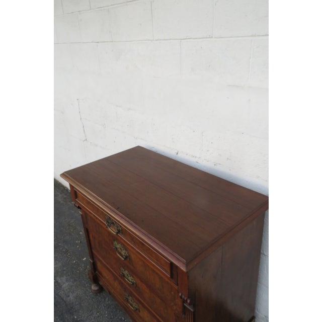 Early 1800s Burlwood Low Dresser 6231 For Sale - Image 9 of 18