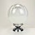 Murano Glass Globe Table Lamp attributed to Mazzega, Italy, 1970s For Sale - Image 6 of 8