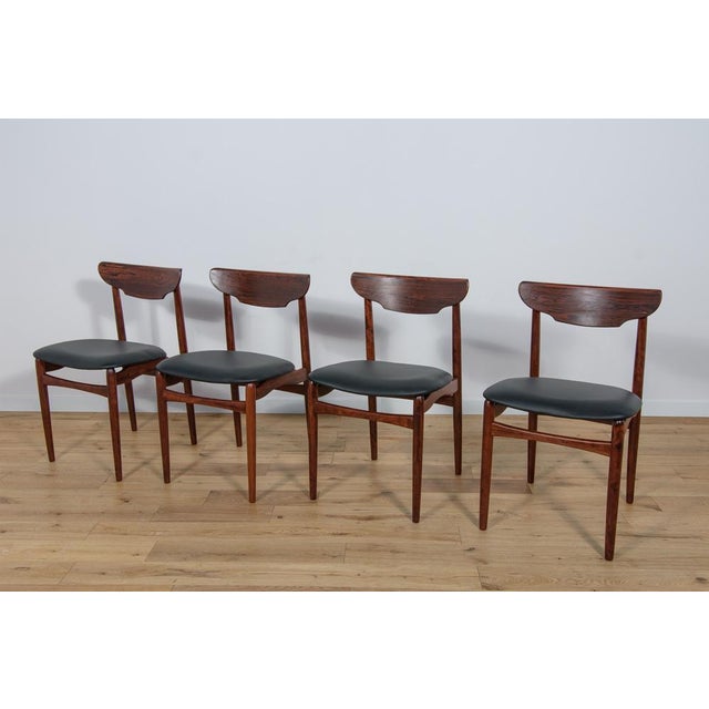 Mid-Century Modern Mid-Century Danish Rosewood Dining Chairs, 1960s, Set of 4 For Sale - Image 3 of 18