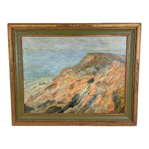 D. 1917 American Impressionist Oil of Martha's Vineyard Gay Head Cliffs