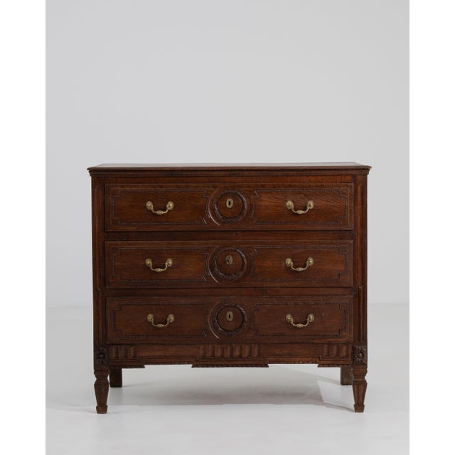 Louis XVI Chest Of Drawers In Original Patina For Sale - Image 10 of 13