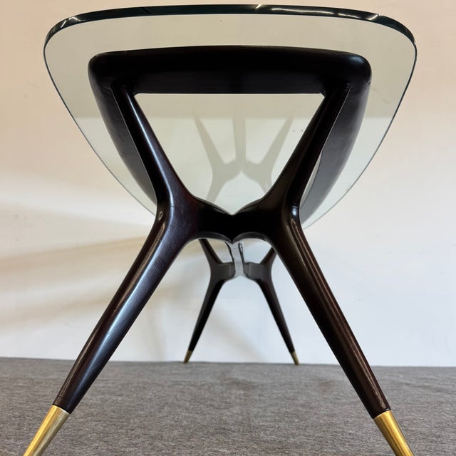 Vintage Coffee Table with Glass Top, 1950s For Sale - Image 6 of 14