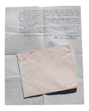 Carlo Ludovico Ragghianti - the Wild, the Resistance and Liberation - Typewritten Letter - 1956