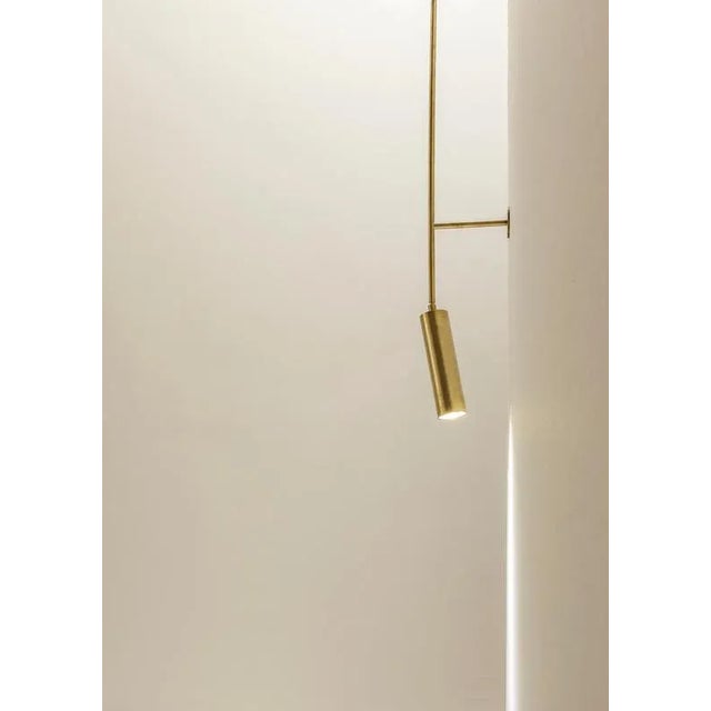 Not Yet Made - Made To Order TF411 Wall Lamp in Satin Brass with Orientable Tubular Diffuser by Daluce For Sale - Image 5 of 8