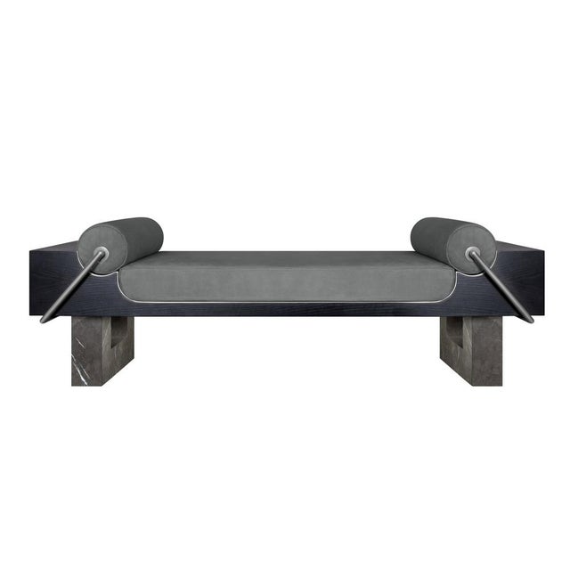 Contemporary Kansas Bench by Porus Studio For Sale - Image 3 of 12