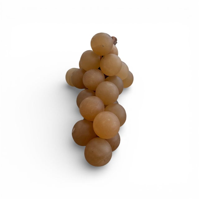 Stone Mid 20th Century Belgian Alabaster Grapes - Lg For Sale - Image 7 of 9