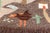 Vintage African Tapestry With Tribal Village, Wildlife and Hunting Scene For Sale - Image 13 of 15