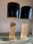 Vintage Heavy Pair of Fractal Resin Table Lamps - Gold Modernist Glam in Style of Romeo Rega - 20" Tall Rectangle Base For Sale - Image 18 of 18