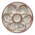 19th Century Majolica Oyster Plate Longchamp For Sale