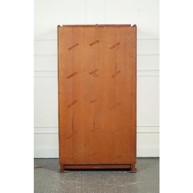 Small Art Deco Compact Burr Walnut Wardrobe For Sale - Image 16 of 17