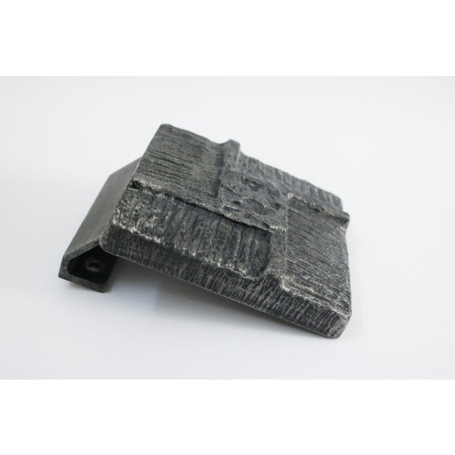 Brutalist Brutalist Brass Push and Pull Front Door Handle, 1970s For Sale - Image 3 of 6