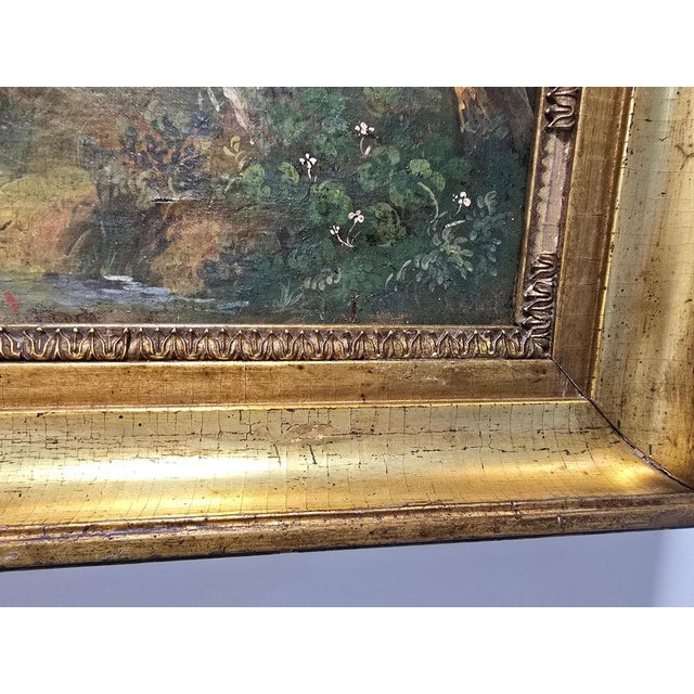 Italian Artist, Pastoral Scene, 1750, Oil on Canvas, Framed For Sale - Image 18 of 18