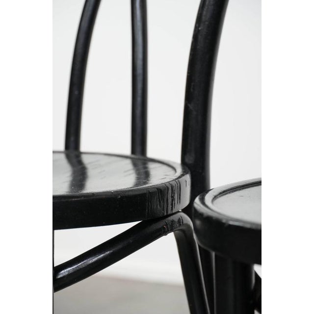 Vintage Thonet Style Bistro Chairs, Set of 4 For Sale - Image 12 of 16