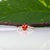 2020s 1.4Ct Padparadscha Sapphire Ring With Natural Diamond Accents: Solid 14k Gold, Size 6.75 For Sale - Image 5 of 10