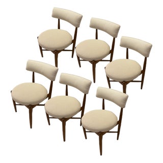 Vintage Chairs by Ib Kofod Larsen for G-Plan, 1960s, Set of 6 For Sale